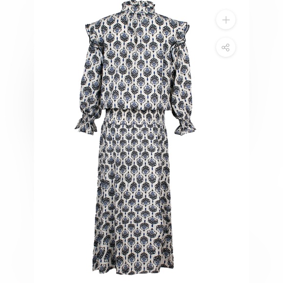 NWT Finley Mary Jane Dress Vintage Medallion Print - Picture 4 of 4